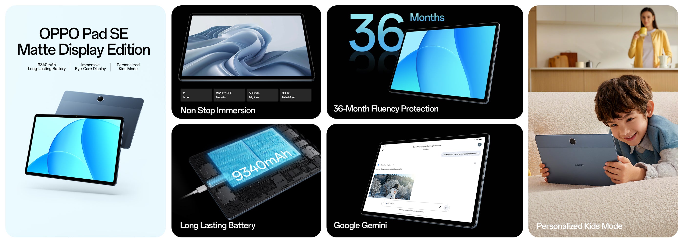 OPPO Pad SE - Matte Display Edition